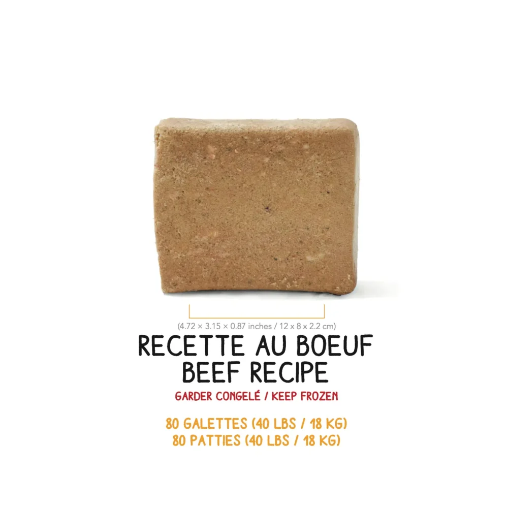 Boeuf – Sac de 80 Galettes – Poids par galette 0.5lbs _ ≈ 227g (1)