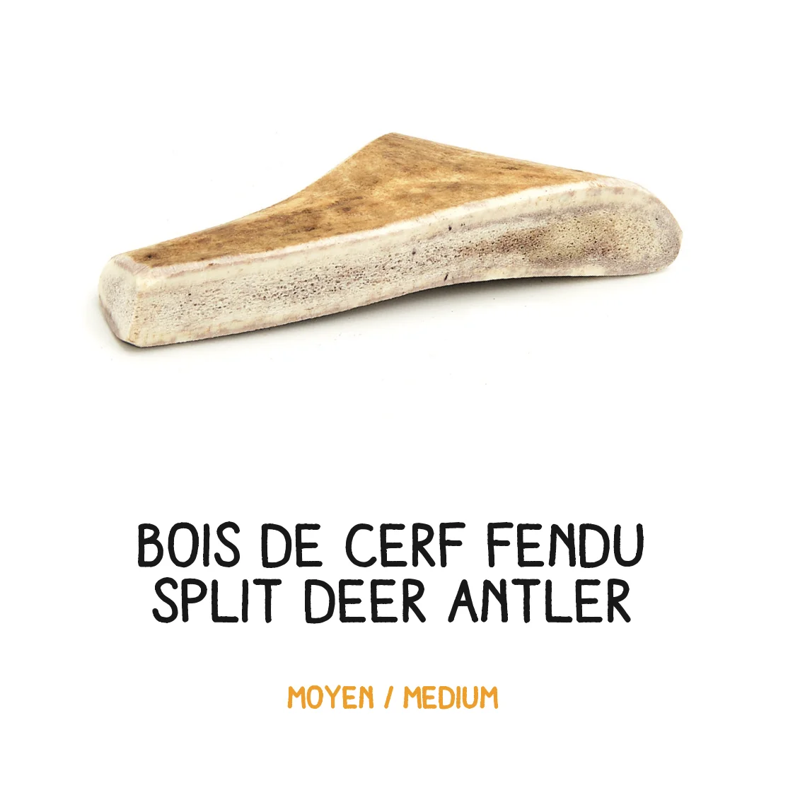 Bois de cerf brisé - M - 40-70g – Image 2